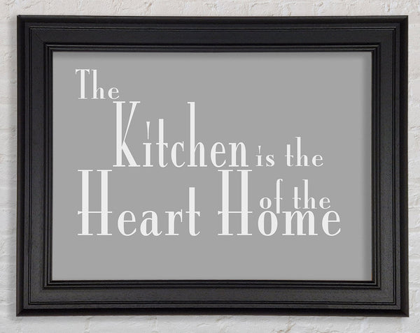 Kitchen Quote The Kitchen Is The Heart Of The Home 2 Grey White