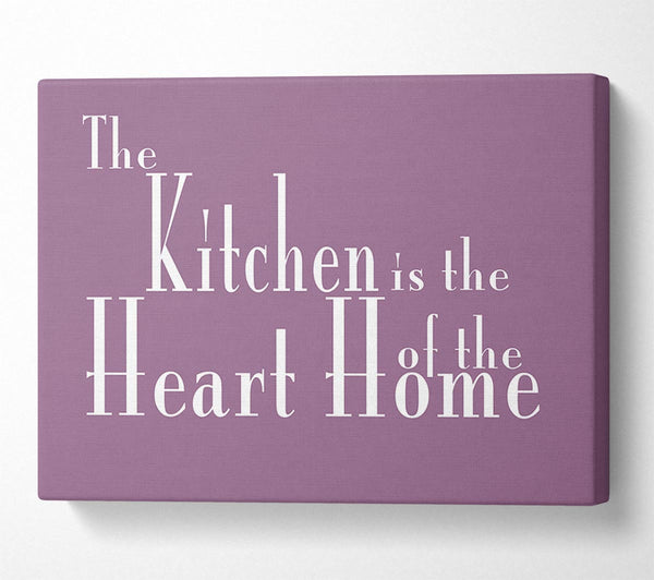 Kitchen Quote The Kitchen Is The Heart Of The Home 2 Dusty Pink