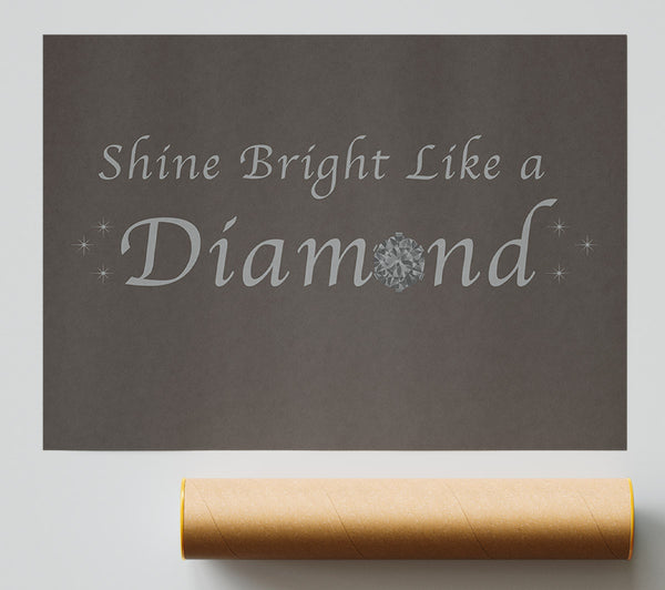 Music Quote Shine Bright Like A Diamond Rihanna Chocolate