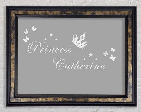 Your Own Name Princess 2 Grey White