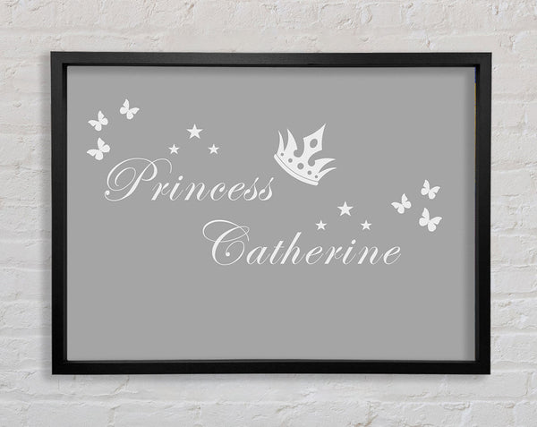 Your Own Name Princess 2 Grey White