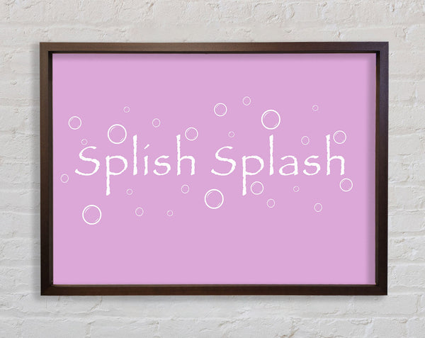 Bathroom Quote Splish Splash Bathroom Pink