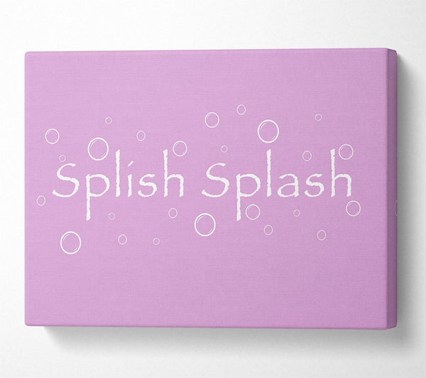 Bathroom Quote Splish Splash Bathroom Pink