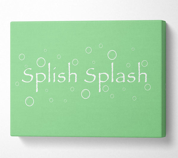 Bathroom Quote Splish Splash Bathroom Green