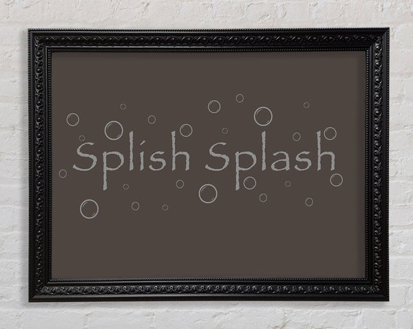 Bathroom Quote Splish Splash Bathroom Chocolate