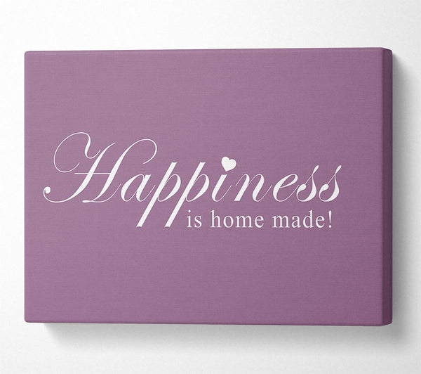 Home Quote Happiness Is Home Made Dusty Pink