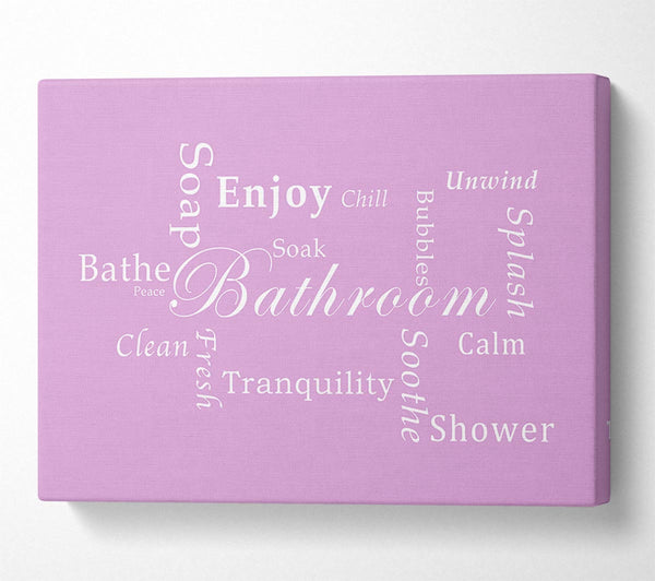 Bathroom Quote Bathroom Tranquility Pink