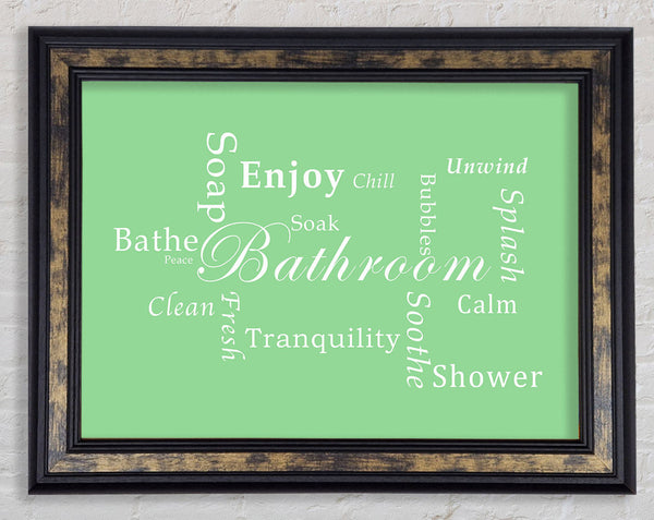 Bathroom Quote Bathroom Tranquility Green