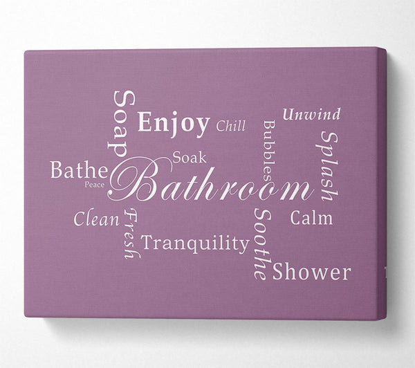 Bathroom Quote Bathroom Tranquility Dusty Pink