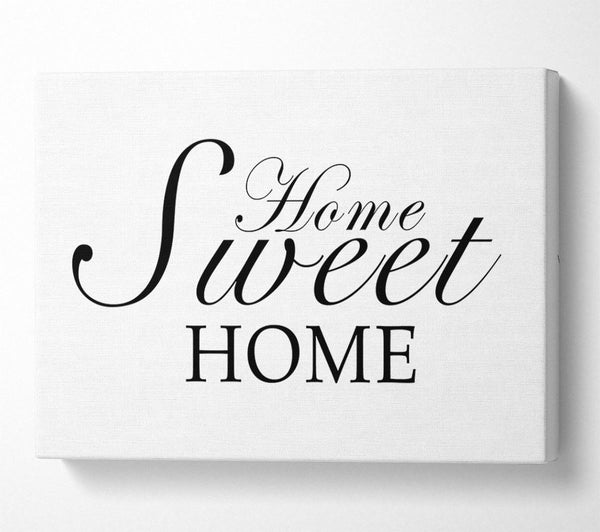 Home Quote Home Sweet Home White