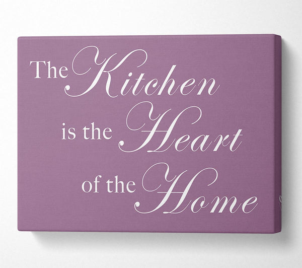 Kitchen Quote The Kitchen Is The Heart Of The Home Dusty Pink