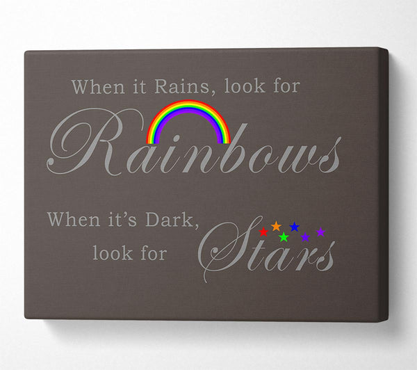 When It Rains Look For Rainbows 2 Chocolate