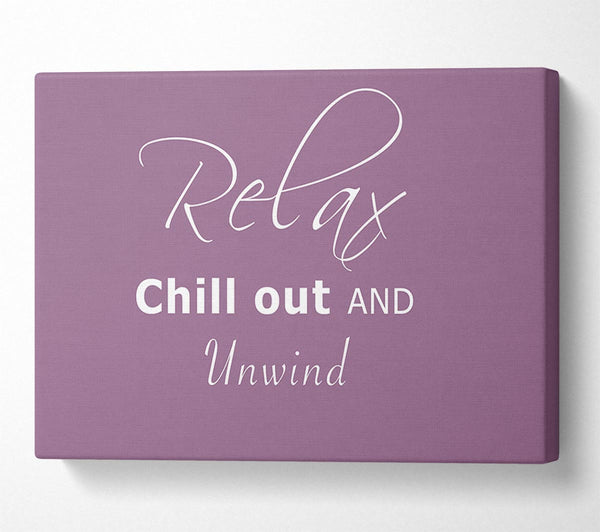 Bathroom Quote Relax Chill Out Dusty Pink