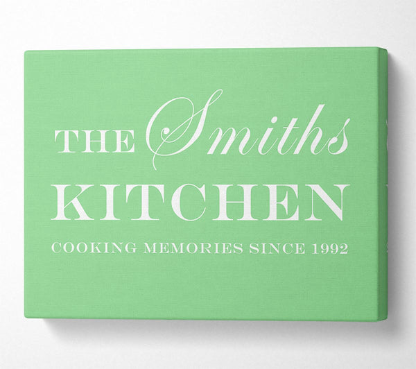 Kitchen Quote Your Family Name And Date Kitchen Green