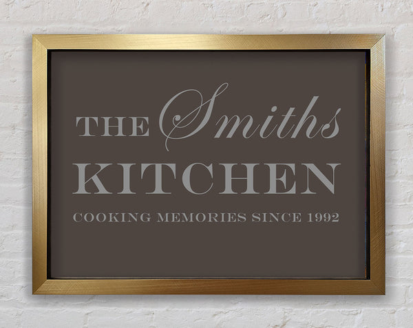 Kitchen Quote Your Family Name And Date Kitchen Chocolate