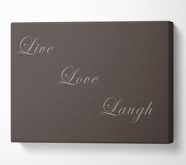 Love Quote Live Love Laugh Chocolate