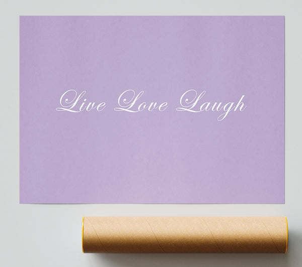 Love Quote Live Love Laugh 2 Lilac