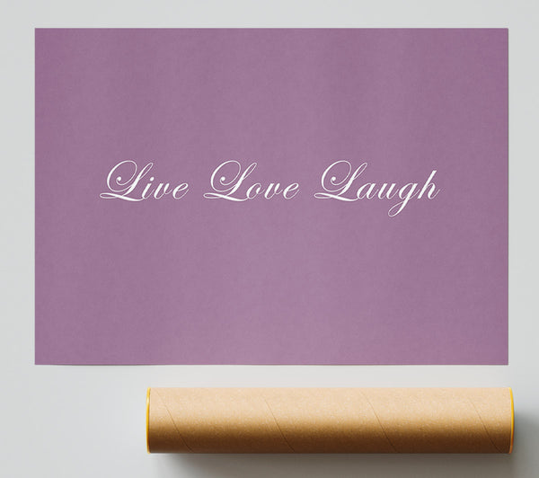 Love Quote Live Love Laugh 2 Dusty Pink