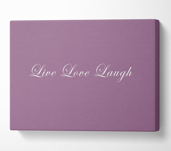 Love Quote Live Love Laugh 2 Dusty Pink