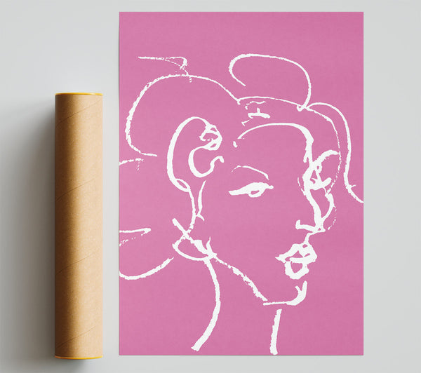 Pretty Lady Sketch Pink