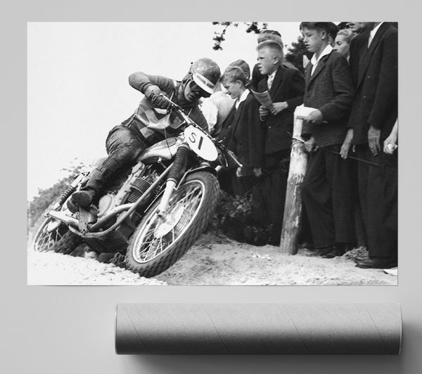 Vintage Motorcross Crowd Number One