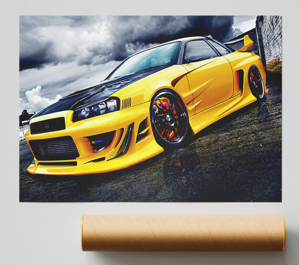 Nissan Skyline Yellow