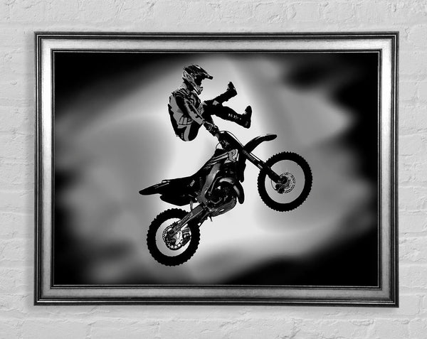 Free Style Motorcross B n W