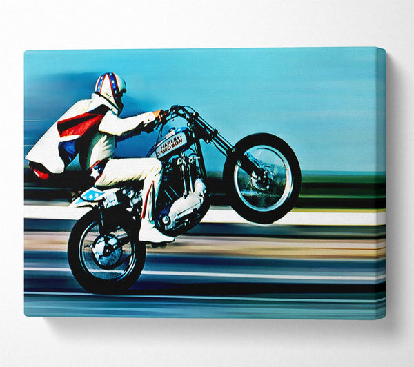 Evel Knievel Wheelie Colour