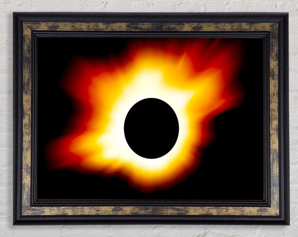 Blazing Sun Behind The Eclipse