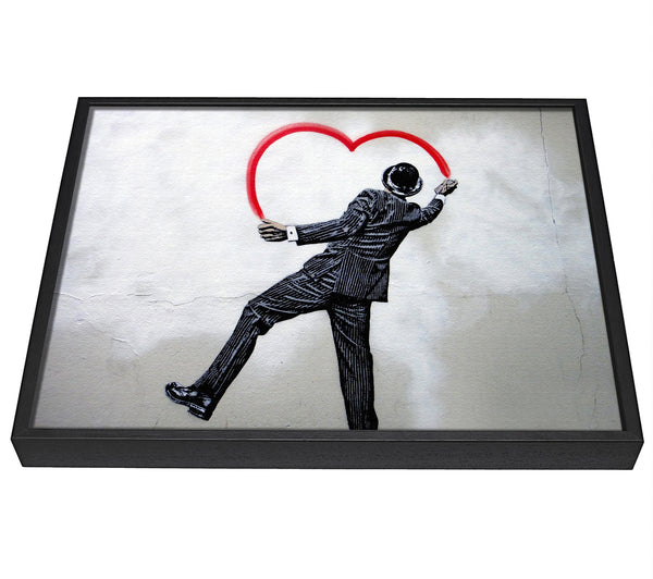 A picture of a Business Love framed canvas print sold by Wallart-Direct.co.uk