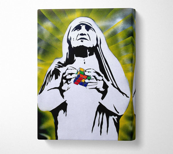 Mother Teresa Rubiks Cube