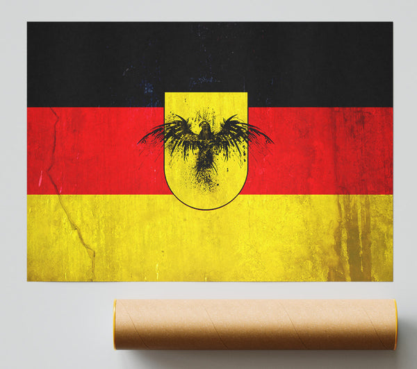 German Flag Eagle