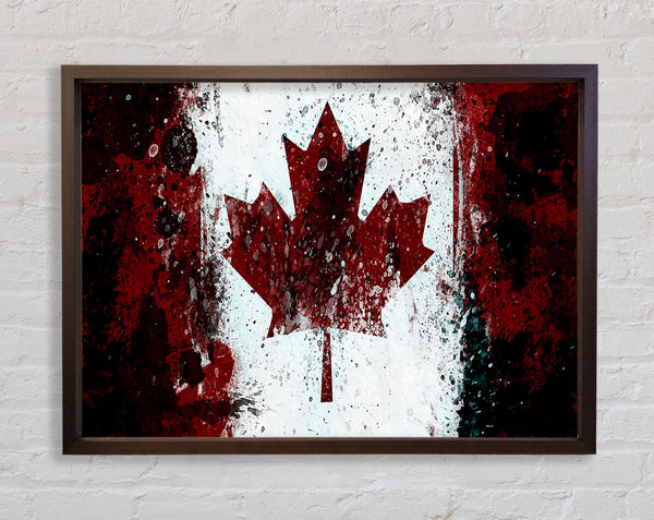 Canadian Grunge Flag