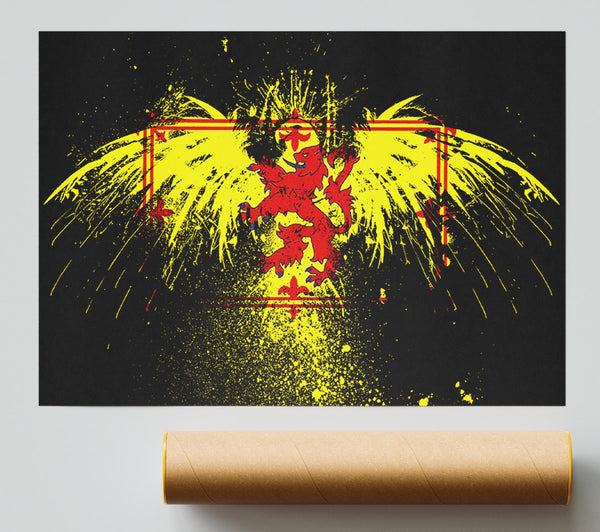 Welsh Flag Eagle