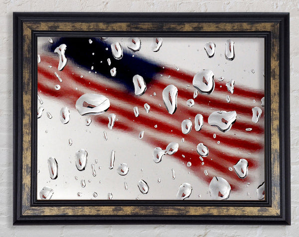 American Flag Droplet