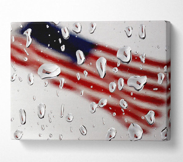 American Flag Droplet