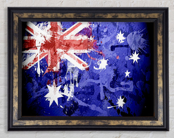 Australian Grunge National Flag