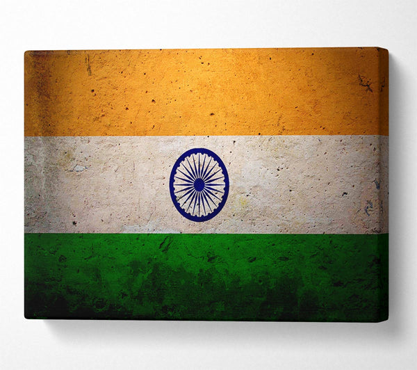 Indian Grunge Flag