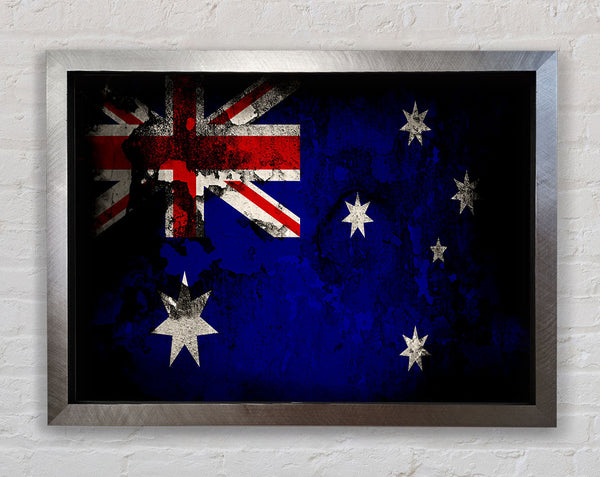 Australian Flag Grunge