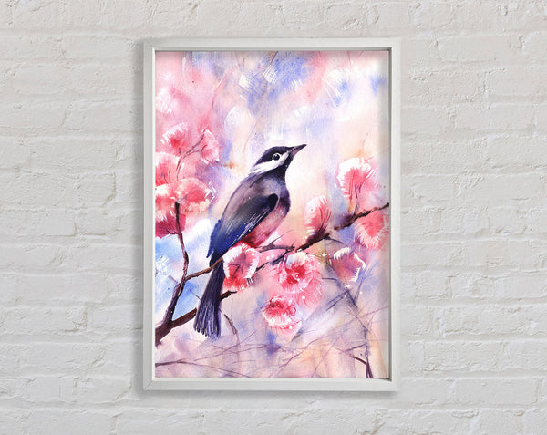 Cherry Blossom Bird