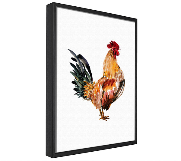 A picture of a Chicken Call framed canvas print sold by Wallart-Direct.co.uk