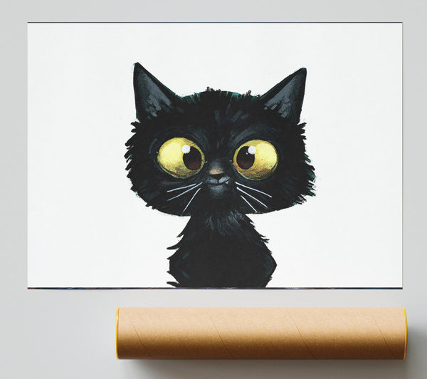 Funny Black Cat