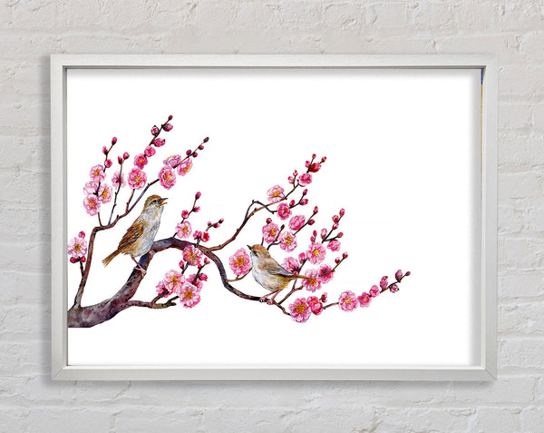 Cherry Tree Love Birds