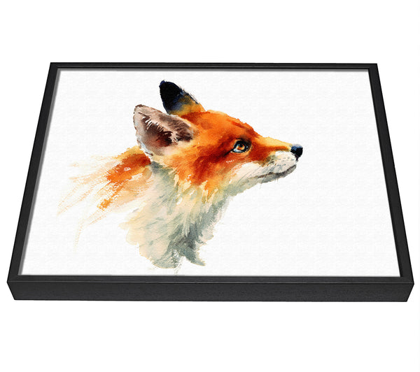 A picture of a Fox Love framed canvas print sold by Wallart-Direct.co.uk