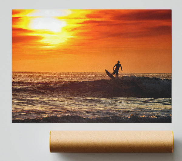 Sunset Surfing