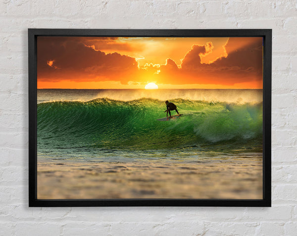 Surfer Sunset