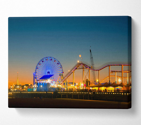 Santa Monica Pier At Dusk