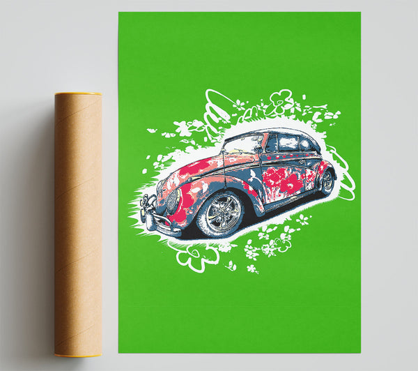 Flower Power Vw Beetle