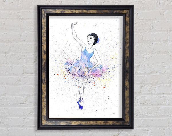 Blue Pink Ballerina 5