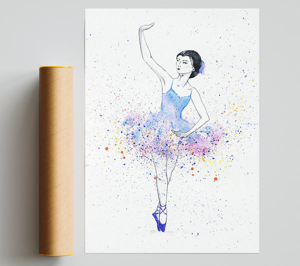 Blue Pink Ballerina 5